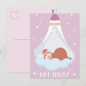 Luiaard Ansichtkaart Briefkaart (Voorkant / Achterkant)