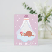 Luiaard Ansichtkaart Briefkaart (Staand voorkant)