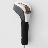 Luiaard Antieke Gravure Retro Grafisch (2) Golfheadcover (Schuin)