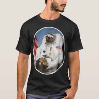 Luiaard Astronaut Gift Buiten T-shirt