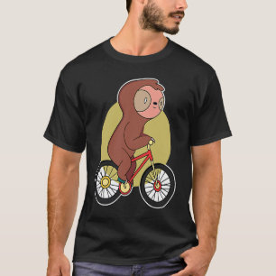 luiaard baby fietst lui rond t-shirt