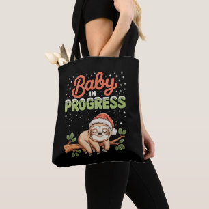 Luiaard Baby In Uitvoering Zwanger Zwangerschap Ke Tote Bag