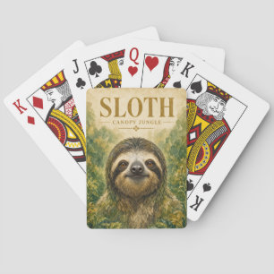 Luiaard Baldakijn Oerwoud Natuur Pokerkaarten
