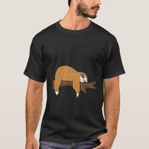 Luiaard Ben ik langzaam of is alles gewoon snel Lu T-shirt