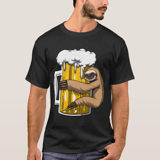 Luiaard Bierfeest T-shirt (Voorkant)