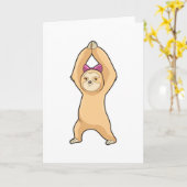 Luiaard bij Fitness Sport Kaart (Gele Bloem)