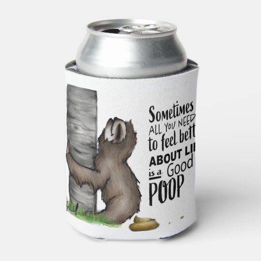 luiaard blikjeskoeler (Blikje Voorkant)