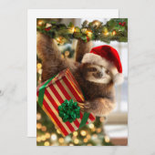 Luiaard Brengt Cadeaus Kaart (Voorkant / Achterkant)