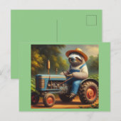 luiaard briefkaart (Voorkant / Achterkant)