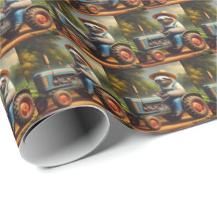 luiaard cadeaupapier