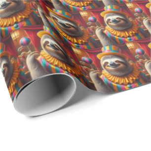 luiaard cadeaupapier