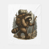 Luiaard Camping Wandelen Fleece Deken (Voorkant)