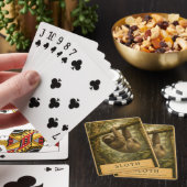 Luiaard Centraal-Amerika OUD Pokerkaarten (Insitu)