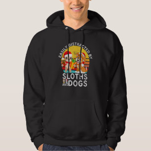 Luiaard Citaat Gemakkelijk Afgeleid Door Luiaards Hoodie