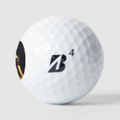 Luiaard Cricketspeler Golfballen (Logo)