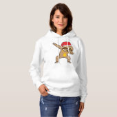 Luiaard dab Sticker Hoodie (Voorkant volledig)