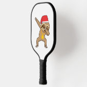 Luiaard dab Sticker Pickleball Paddle (Links)