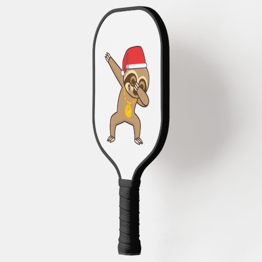 Luiaard dab Sticker Pickleball Paddle (Links)