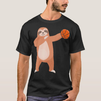 Luiaard Dabben Basketbalspelers T-shirt