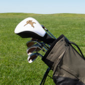 Luiaard dabbing Sticker Golfheadcover (Insitu)