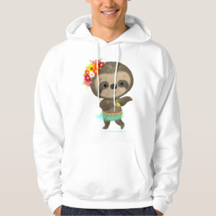 Luiaard dansen hula hoodie