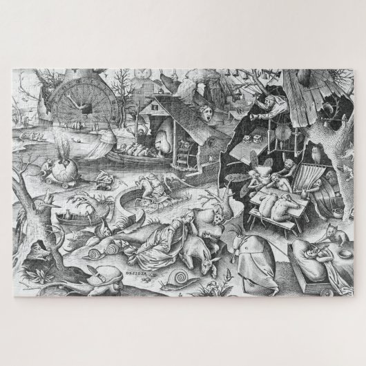 Luiaard (Desidia), De zeven hoofdzonden Legpuzzel (Horizontaal)