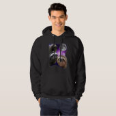 Luiaard - Drie Luiaard Howling Moon Grappig Parodi Hoodie (Voorkant volledig)