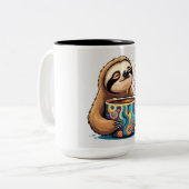 Luiaard Drink Koffie Mok (Voorkant links)