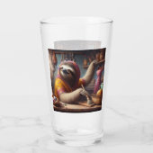 Luiaard Een keuken schoonmaken Glas (Achterkant)