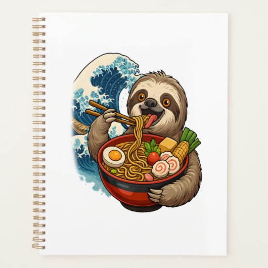 Luiaard eet Japans Ramen Planner (Voorkant)