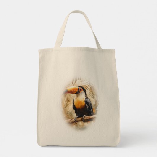 Luiaard en Toucan gepersonaliseerd Tote Bag (Achterkant)