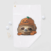 Luiaard espuki sison Halloween Classic T-Shirt Golfhanddoek (Insitu)