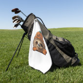 Luiaard espuki sison Halloween Classic T-Shirt Golfhanddoek (Groen)