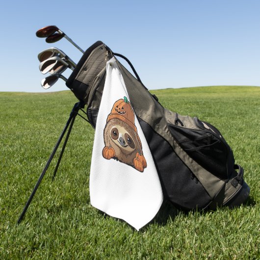 Luiaard espuki sison Halloween Classic T-Shirt Golfhanddoek (Groen)