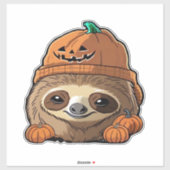 Luiaard espuki sison Halloween Classic T-Shirt Sticker (Vel)