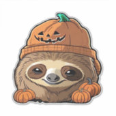 Luiaard espuki sison Halloween Classic T-Shirt Sticker (Voorkant)
