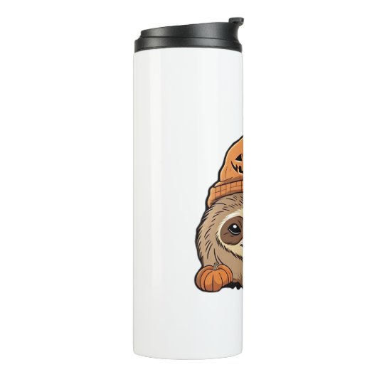 Luiaard espuki sison Halloween Classic T-Shirt Thermosbeker (Gedraaid links)