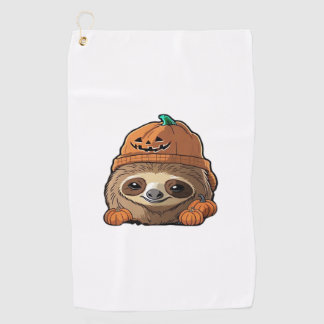 Luiaard espuki sison halloween Klassiek T-shirt Golfhanddoek