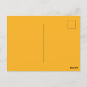 luiaard fastfoodmedewerker briefkaart (Achterkant)