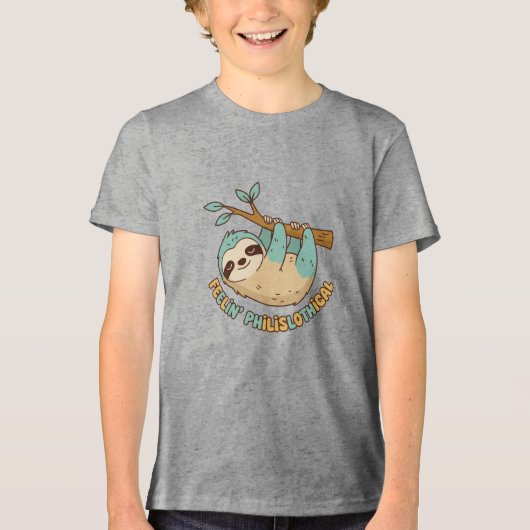 Luiaard, "Feelin Philislothical" 2 T-shirt (Voorkant)