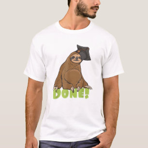 Luiaard Grappige Klas Van 2024 School Universiteit T-shirt