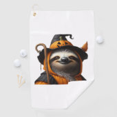 Luiaard Halloween Classic T-shirt Golfhanddoek (Insitu)