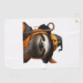 Luiaard Halloween Classic T-shirt Golfhanddoek (Horizontaal)