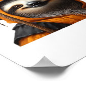 Luiaard Halloween Classic T-shirt Poster (Hoek)