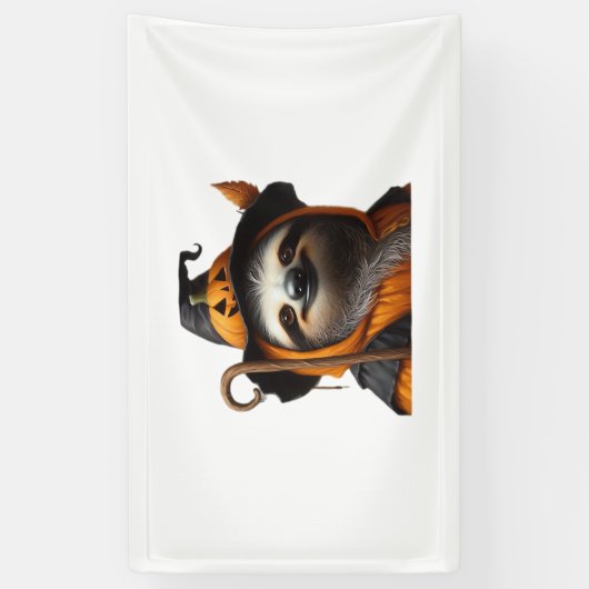 Luiaard Halloween Classic T-shirt Spandoek (Verticaal)