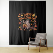 Luiaard Halloween-dag oversized T-shirt Wandkleed (In situ)