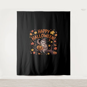 Luiaard Halloween-dag oversized T-shirt Wandkleed