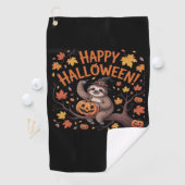 Luiaard Halloween Day Classic T-shirt Golfhanddoek (Insitu)