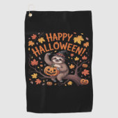 Luiaard Halloween Day Classic T-shirt Golfhanddoek (Voorkant)