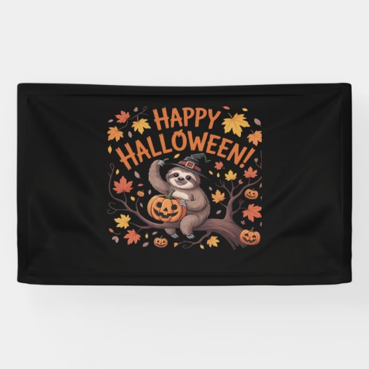 Luiaard Halloween Day Classic T-shirt Spandoek (Horizontaal)